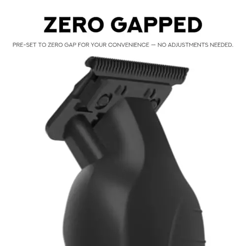 Supreme Trimmer Vader ST3778 – Professional Cordless Barber Liner | 210 Min Runtime, 7000 RPM Motor, Zero Gap DLC T-Blade, USB-C Fast Charging | Beard, Hair & Body - 3