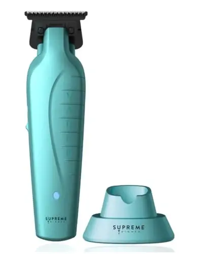 Supreme Trimmer Vader ST3778 – Professional Cordless Barber Liner & Detailer | 210 Min Runtime, 7000 RPM Motor, Zero Gap DLC T-Blade, USB-C Fast Charging | Beard, Hair & Body - 1