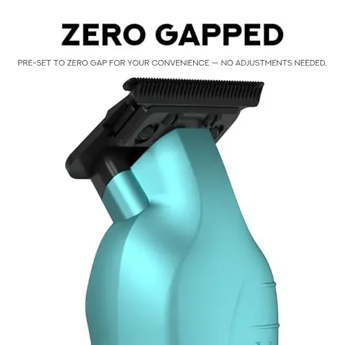 Supreme Trimmer Vader ST3778 – Professional Cordless Barber Liner & Detailer | 210 Min Runtime, 7000 RPM Motor, Zero Gap DLC T-Blade, USB-C Fast Charging | Beard, Hair & Body - 3