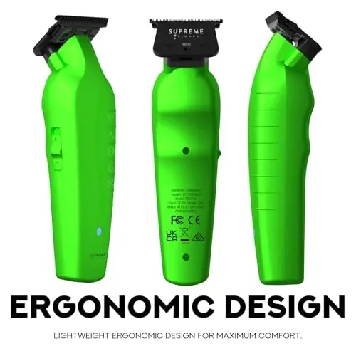 Supreme Trimmer Vader ST3778 – Professional simsiz sartarosh Liner | 210 daqiqa ishlash vaqti, 7000 RPM Motor, Zero Gap DLC T-pichoq, USB-C tez zaryadlash | Soqol, soch va tana - 5