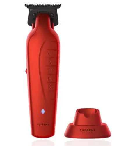 Supreme Trimmer Vader ST3778 – Professional Cordless Barber Liner | 210 Min Runtime, 7000 RPM Motor, Zero Gap DLC T-Blade, USB-C Fast Charging | Beard, Hair & Body 