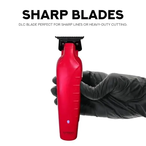 Supreme Trimmer Vader ST3778 – Professional Cordless Barber Liner | 210 Min Runtime, 7000 RPM Motor, Zero Gap DLC T-Blade, USB-C Fast Charging | Beard, Hair & Body - SUPREME (1)