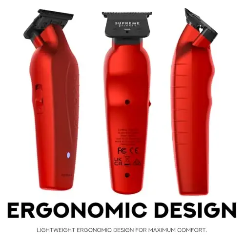Supreme Trimmer Vader ST3778 – Professional Cordless Barber Liner | 210 Min Runtime, 7000 RPM Motor, Zero Gap DLC T-Blade, USB-C Fast Charging | Beard, Hair & Body - 5