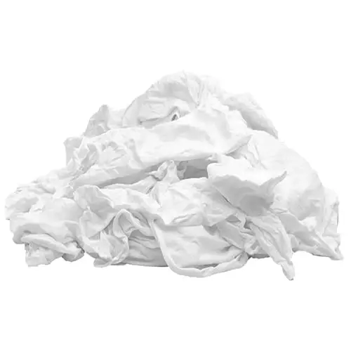 SupremePlus Premium White Knit (600 lbs. Pallet - 60x10 lbs. Box of Rags) Cotton T-Shirt Cloth Wiping Rags - Shop Cleaning Tshirt Cloths, Staining & Finishing Rag for Auto, Grease, Paint & Wood - 5