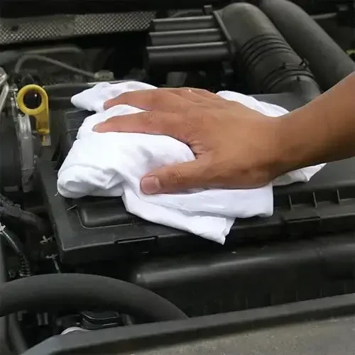 SupremePlus Premium Oq futbolka tozalash latta (5 funtlik qop) – Tozalash, bo'yash, bo'yash, moy, yog' va changni tozalash uchun oq paxta latta – Ko'p maqsadli foydalanish uchun do'kon latta to'plami - 7