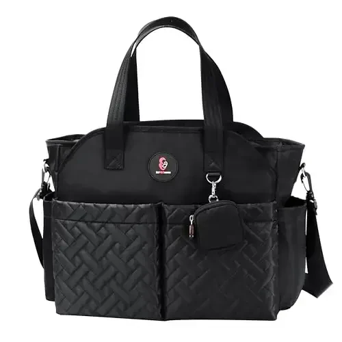 SUPROMOMI Diaper Bag Tote: Large Tote Baby Bag Boy Diaper Bag Stylish Girl Diaper Bag,Shoulder Mommy Bag 