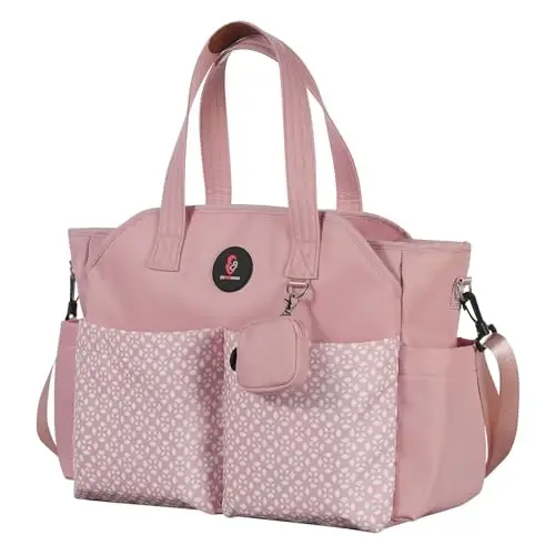 SUPROMOMI Diaper Bag Tote: Large Tote Baby Bag Boy Diaper Bag Stylish Girl Diaper Bag,Shoulder Mommy Bag - 7