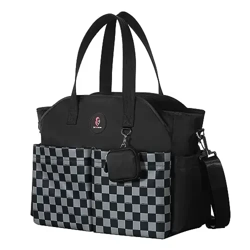 SUPROMOMI Diaper Bag Tote: Large Tote Baby Bag Boy Diaper Bag Stylish Girl Diaper Bag,Shoulder Mommy Bag 