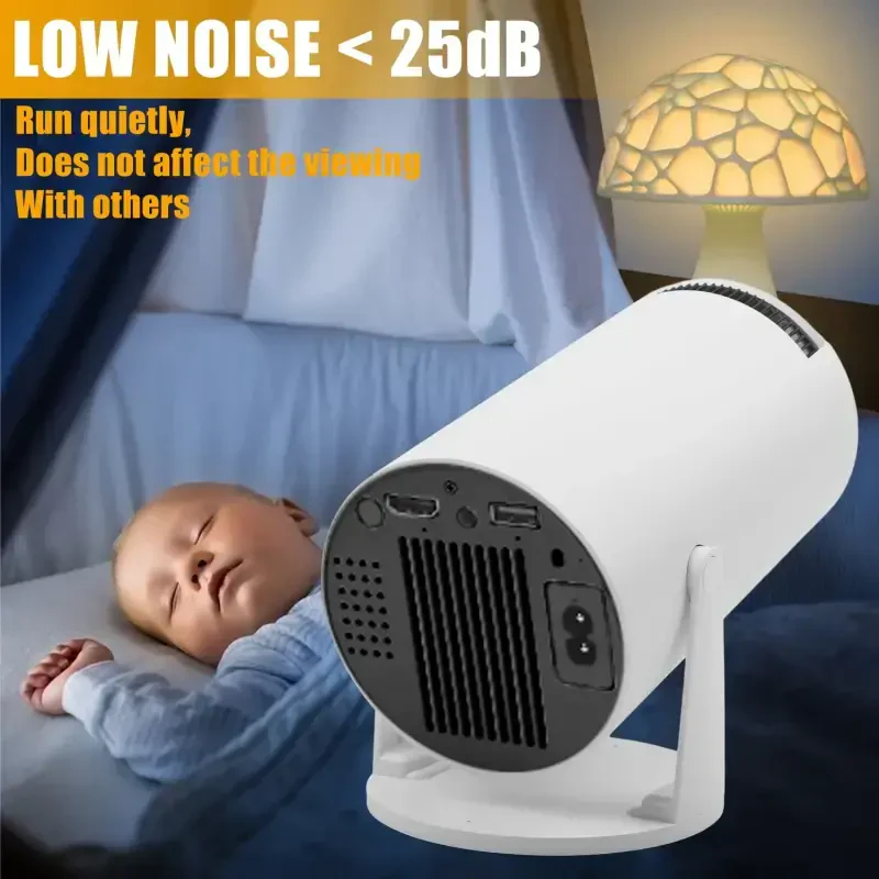 Supsupsiu Projector 4K 1080P Supported, 10000 Lumen LED 1080P WiFi Bluetooth UHD Portable Home Theater - 7