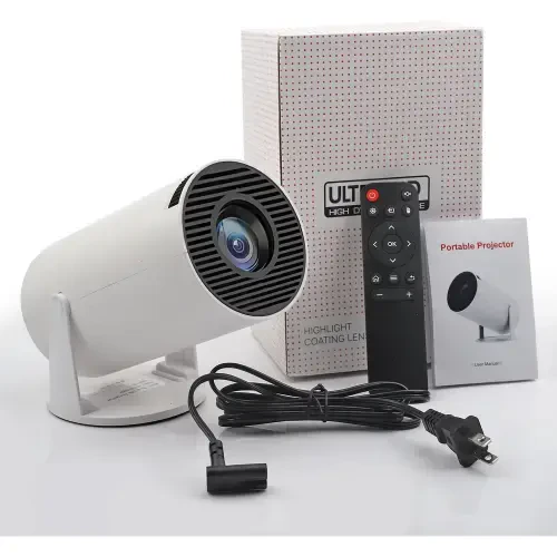 Supsupsiu Projector 4K 1080P Supported, 10000 Lumen LED 1080P WiFi Bluetooth UHD Portable Home Theater - 8