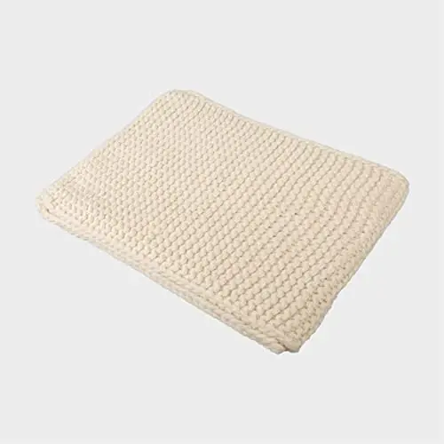 Surblue Qishki katta to'quv sharf issiq qalin o'rash naqshli uzun erkaklar va ayollar uchun tashqi kiyim - 5