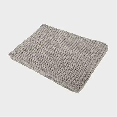 Surblue Winter Chunky Knit Scarf Warm Thick Wrap Pattern Long for Men and Women for Outdoors - 4