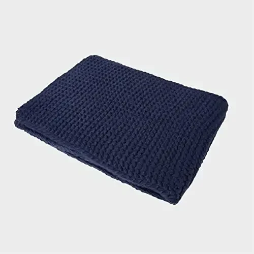 Surblue Winter Chunky Knit Scarf Warm Thick Wrap Pattern Long for Men and Women for Outdoors - 4