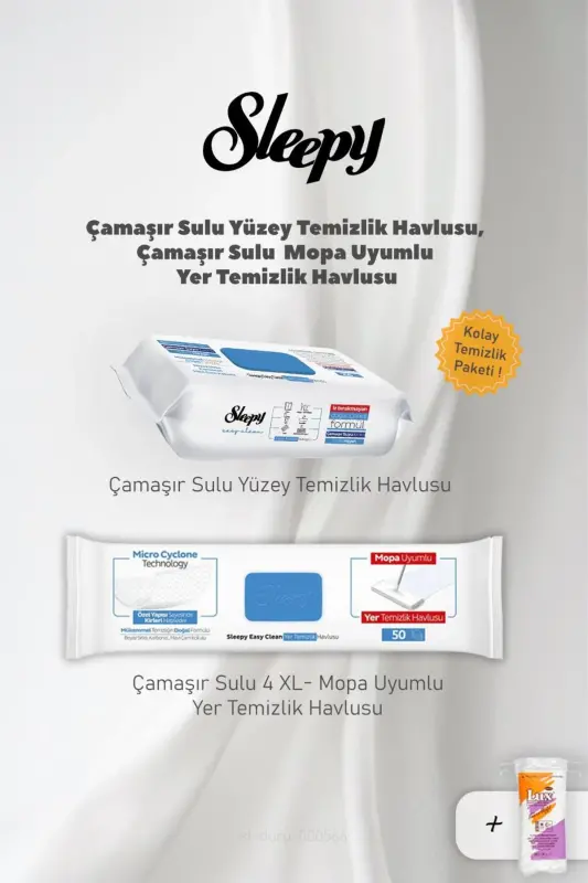 Surface Towel Set with Laundry Soap, Cotton Gift - SLEEPY