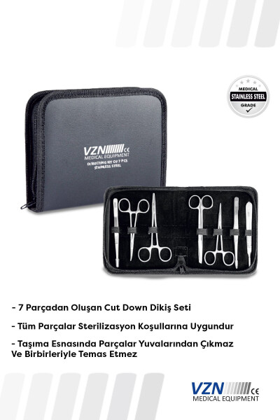 Surgical Suture Set 7 Piece with Bag - 1