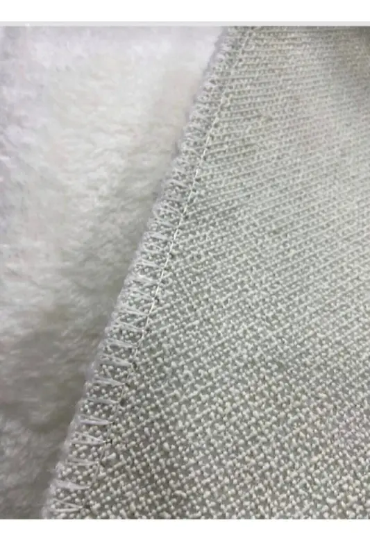 Surprise Home Textile Round White Color Plush Washable Carpet-white - 5