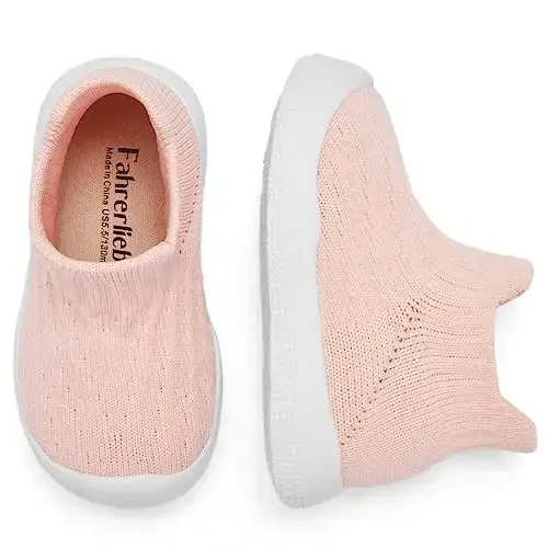 Fahrerliebe Baby Non Slip Socks Shoes Boys Girls Soft Slip On Sneakers Protection Toe Infant Slippers Lightweight Breathable First Walking Shoes - FAHRERLIEBE (1)