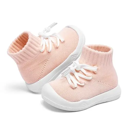 Fahrerliebe Baby Socks Shoes for Boys and girlsAnti Slip Sports ShoesToe ProtectionBaby Walking Shoes, Lightweight and Breathable Slip on Walking Shoes - 7