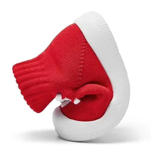 Fahrerliebe Baby Non Slip Socks Shoes Boys Girls Soft Slip On Sneakers Protection Toe Infant Slippers Lightweight Breathable First Walking Shoes - 5