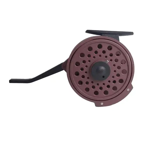 Semi-Automatic Fly Fishing Reel with Drag Adjustment Super Light Rapid Automatic Trigger System Graphite Nymph Fly Rod Reel for Freshwater Trout Fishing - Modazone