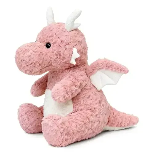 SUSULF Little Flying Dragon - Cute Stuffed Animal Plush Toy - Adorable Soft Dragons Toy Plushies and Gifts - Perfect Present for Kids (Pink,7.87in/20cm) - 3