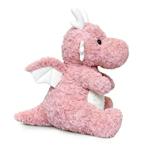 SUSULF Little Flying Dragon - Cute Stuffed Animal Plush Toy - Adorable Soft Dragons Toy Plushies and Gifts - Perfect Present for Kids (Pink,7.87in/20cm) - 4