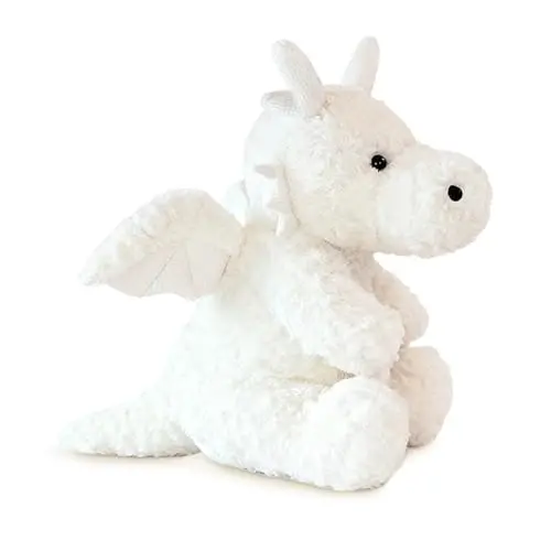 SUSULF Little Flying Dragon - Cute Stuffed Animal Plush Toy - Adorable Soft Dragons Toy Plushies and Gifts - Perfect Present for Kids (White,11.81in/30cm) - 2