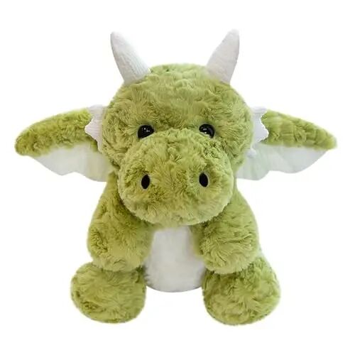 SUSULF Little Flying Dragon - Cute Stuffed Animal Plush Toy - Adorable Soft Dragons Toy Plushies and Gifts - Perfect Present for Kids (Green,11.81in/30cm) - SUSULF