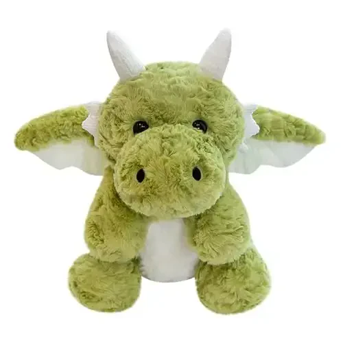 SUSULF Little Flying Dragon - Cute Stuffed Animal Plush Toy - Adorable Soft Dragons Toy Plushies and Gifts - Perfect Present for Kids (Green,7.87in/20cm) 
