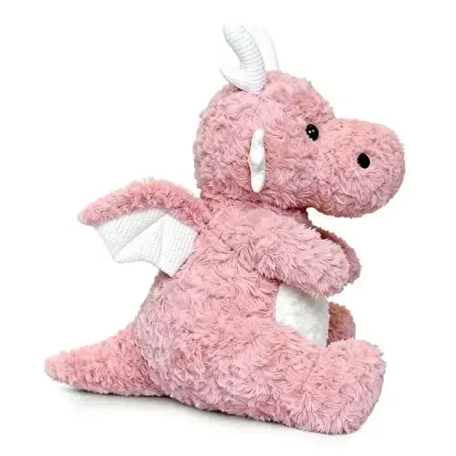 SUSULF Little Flying Dragon - Cute Stuffed Animal Plush Toy - Adorable Soft Dragons Toy Plushies and Gifts - Perfect Present for Kids (Pink,11.81in/30cm) - 4