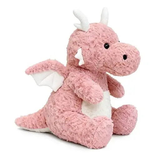 SUSULF Little Flying Dragon - Cute Stuffed Animal Plush Toy - Adorable Soft Dragons Toy Plushies and Gifts - Perfect Present for Kids (Pink,11.81in/30cm) - SUSULF (1)