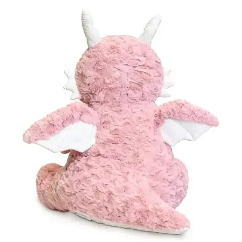 SUSULF Little Flying Dragon - Cute Stuffed Animal Plush Toy - Adorable Soft Dragons Toy Plushies and Gifts - Perfect Present for Kids (Pink,16.53in/42cm) - 6