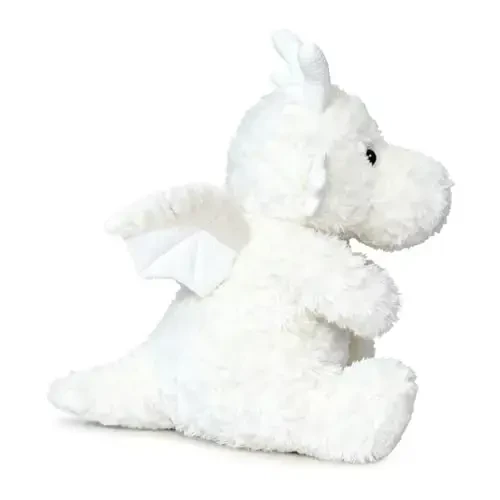 SUSULF Little Flying Dragon - Cute Stuffed Animal Plush Toy - Adorable Soft Dragons Toy Plushies and Gifts - Perfect Present for Kids (White, 7.87in/20cm) - 4