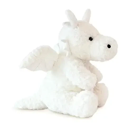 SUSULF Little Flying Dragon - Cute Stuffed Animal Plush Toy - Adorable Soft Dragons Toy Plushies and Gifts - Perfect Present for Kids (White,16.53in/42cm) - 5
