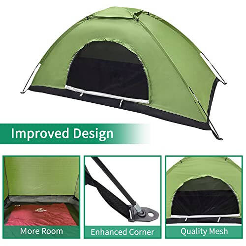 Sutekus Tent Camouflage Patterns Camping Tent Backpacking Tent for Camping Hiking 【Outdoor Equipment】 - 4
