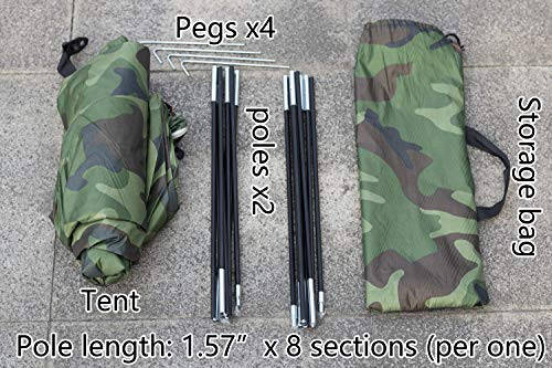 Sutekus Tent Camouflage Patterns Camping Tent Backpacking Tent for Camping Hiking 【Outdoor Equipment】 - 6