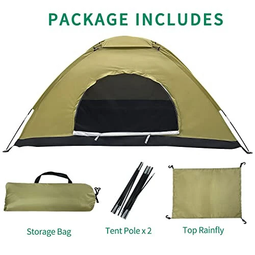 Sutekus Tent Camouflage Patterns Camping Tent Backpacking Tent for Camping Hiking 【Outdoor Equipment】 - 6