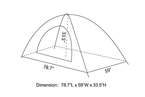 Sutekus Tent Camouflage Patterns Camping Tent Backpacking Tent for Camping Hiking 【Outdoor Equipment】 - 4