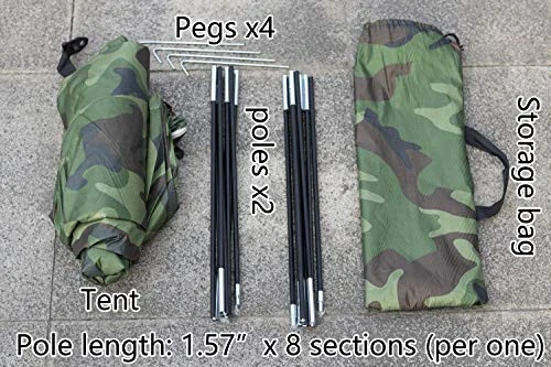 Sutekus Tent Camouflage Patterns Camping Tent Backpacking Tent for Camping Hiking 【Outdoor Equipment】 - 6