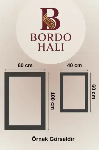 Сув ютувчи юмшоқ, сирпанмас таглик, губкали тўлдирилган пахта матоли, ювиладиган, декоратив ҳаммом тахти. - BORDO HALI (1)