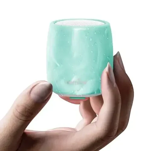 Suv o'tkazmaydigan karnay, Stereo ovoz va kuchli basga ega kichik Bluetooth karnay, qo'lsiz qo'ng'iroqqa ega mini karnaylar, IPX7 suv o'tkazmaydigan, dush, ichki va tashqi makon uchun portativ karnaylar, erkaklar, ayollar uchun sovg'a - Modazone