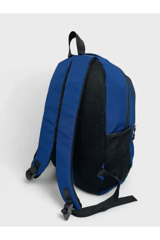 Suv o'tkazmaydigan katta o'lchamli unisex maktab ryukzaki va sayohat sumkasi - to'q ko'k2 - 6