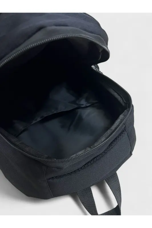 Suv oʻtkazmaydigan katta oʻlchamli unisex maktab va sayohat sumkasi - qora4 - 6