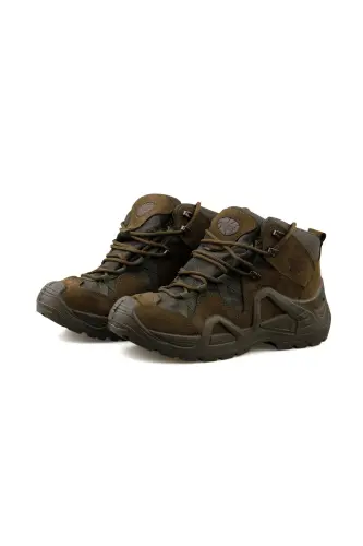 Suv oʻtkazmaydigan va sovuqqa chidamli erkaklar trekking outdoor botinkasi va poyafzali - 4Khaki 