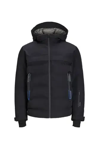 Suvga chidamli kaputli Core Jcodarwin erkaklar shamol o'tkazmaydigan kurtkasi - QORA - JACK & JONES (1)