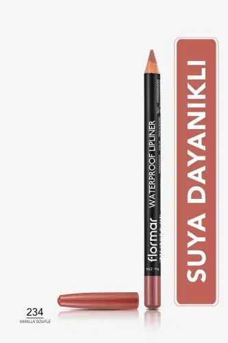 Suya Dayanıklı Dudak Kalemi (KAHVE) - Waterproof Lipliner - 234 Vanilla Sff - 8690604567478 - 234 VANILLA SOUFLE 