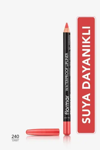 Suya Dayanıklı Dudak Kalemi - Waterproof Lipliner 240 Sunset 8690604567546 - 240 SUNSET 