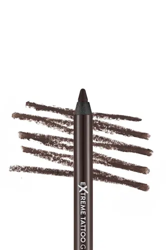 Suya Dayanıklı Jel Göz Kalemi (KOYU KAHVE) - Extreme Tattoo Gel Pencil - 002 Walnut - 8682536028844 - 002 WALNUT - 4