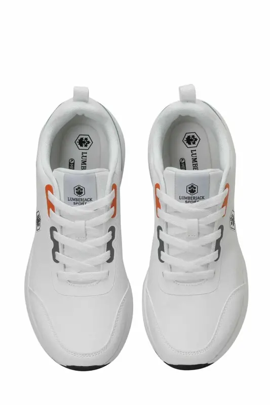 Suya Dayanıklı Yürüyüş Koşu Ayakkabısı-Beyaz12 - 4