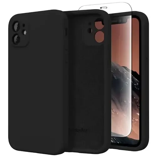 SuydanBox Magnetic for iPhone 11 Phone Case Silicone, Compatible with MagSafe, [Full Camera Protection][Screen Protector] Slim Shockproof Protective Case for iPhone 11 6.1
